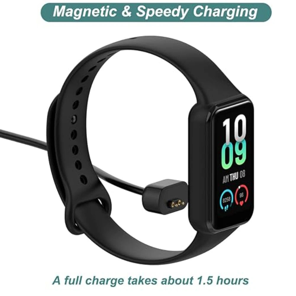 For Amazfit Band 7 Charger USB Charger Smart Watch Charger Replacement Charger 3.3ft
