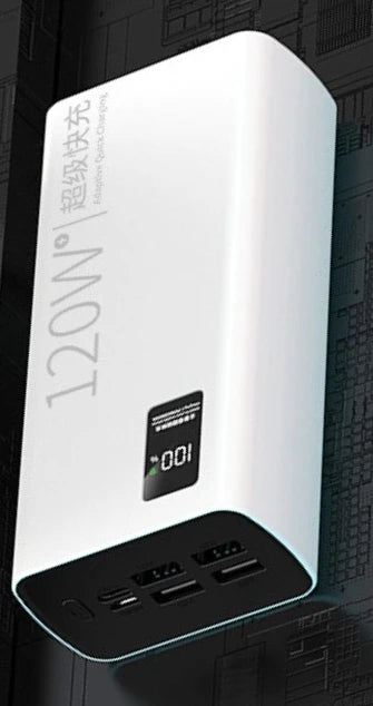 60000mAh 120W Super Fast Charging Power Bank with Large Capacity Typec Digital Display and Durable Mobile  Power  Bank
