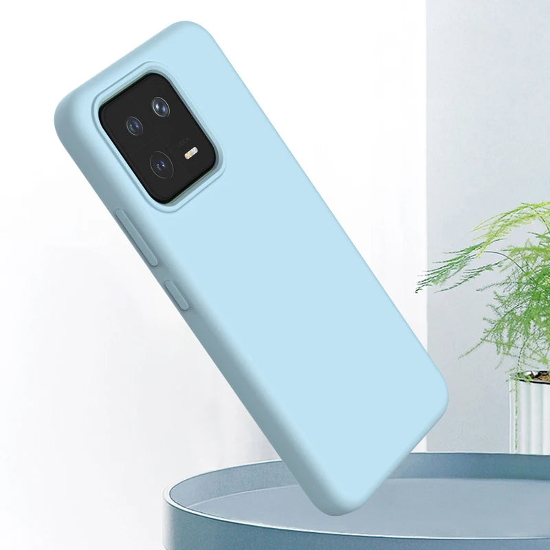 For Xiaomi 13 Luxury Liquid Silicone Shockproof Back Cover All-inclusive Drop-proof Soft Phone Cover For Mi 13 Pro Case
