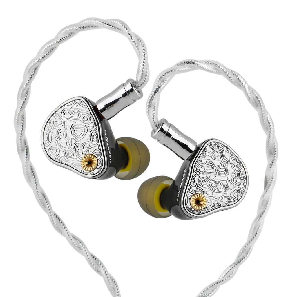 Pre-order INAWAKEN Twilight-DS 4DD+8BA In-Ear Monitors Hifi Earphone with Titanium Alloy +Steel Build & OCC+Alloy Copper Cable