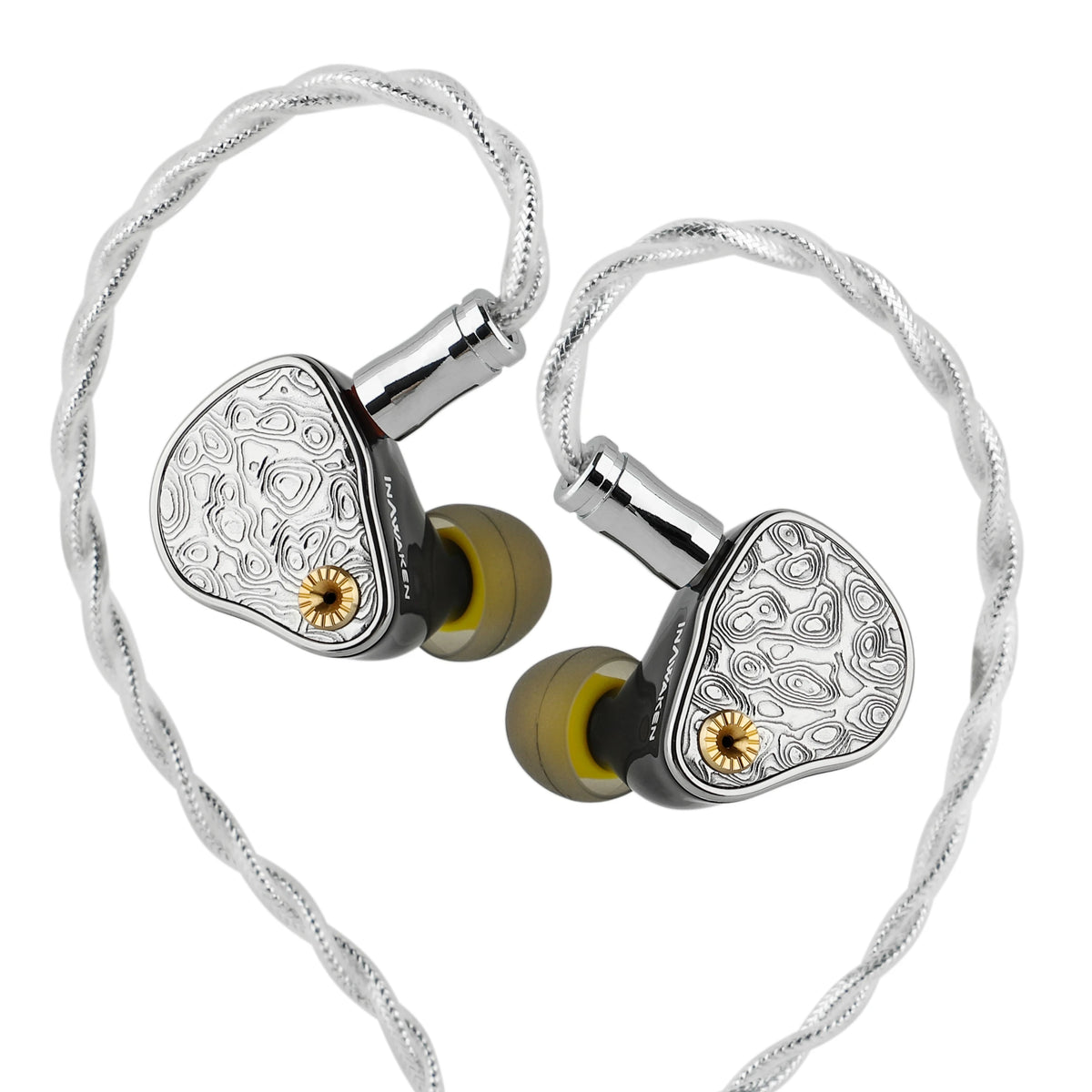 Pre-order INAWAKEN Twilight-DS 4DD+8BA In-Ear Monitors Hifi Earphone with Titanium Alloy +Steel Build & OCC+Alloy Copper Cable