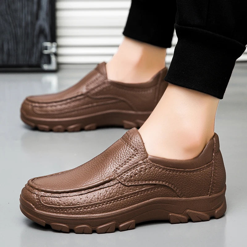 Men's chef shoes waterproof and oil-proof kitchen work shoes ultra-light non-slip EVA soft-soled casual men's shoes garden shoes