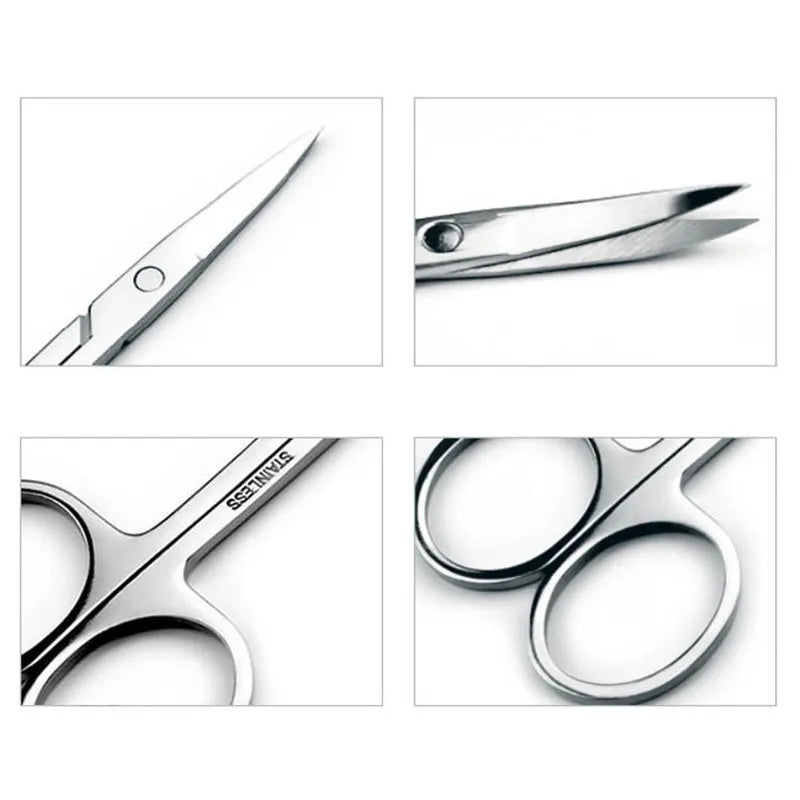 Small Stainless Steel Scissors For Nails, Eyebrow And Nose Hair Scissors, Nail Trimmers, Facial Trimmers, Makeup And Beauty Tool