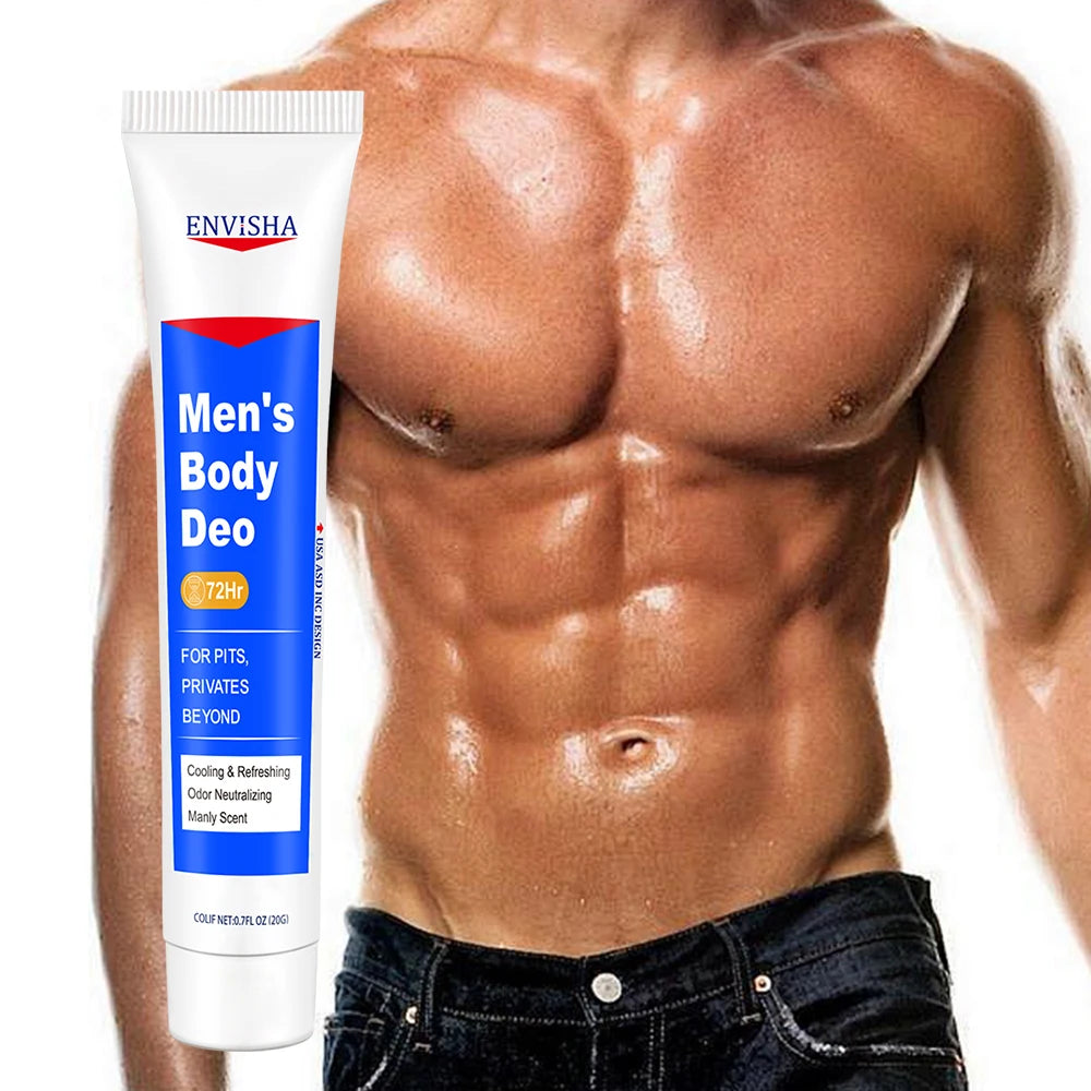 ENVISHA Men's Body Care Body Lotion For Private Parts Armpits Buttocks Deodorant Lasting 72 Hours Fragrance Beauty Health