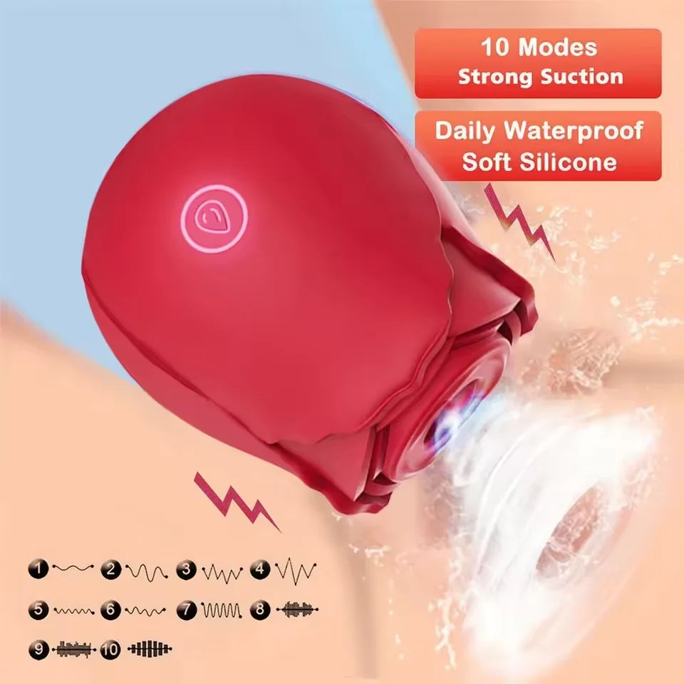 Powerful Sucking Vibrator for Women Tongue Licking Clitoris Vagin Stimulator Female Vacuum Oral Nipple Sucker Adults Sex for Toy