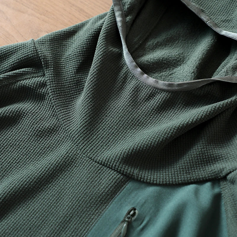 Blazebaron Men's Hoodie Sweatirt Micro Velvet Me Texture Casual Spring Autumn Loose Fit Pure Color Busin Casual