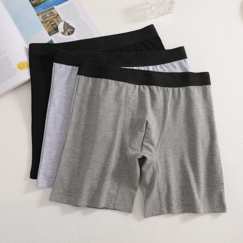 New Men's Underwears Men Panties Boxers Breathable Sexy Male Boxer Solid Underpants Comfortable Plus Size Mens Underwear Boxers