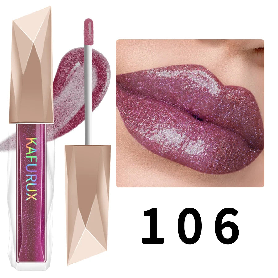 1PC Shimmer Lip Gloss For Fuller Lip Effect, Moisturizing Lip Care  Lip Essence Long Lasting Lip Glaze Sexy Lips Makeup Pink Red