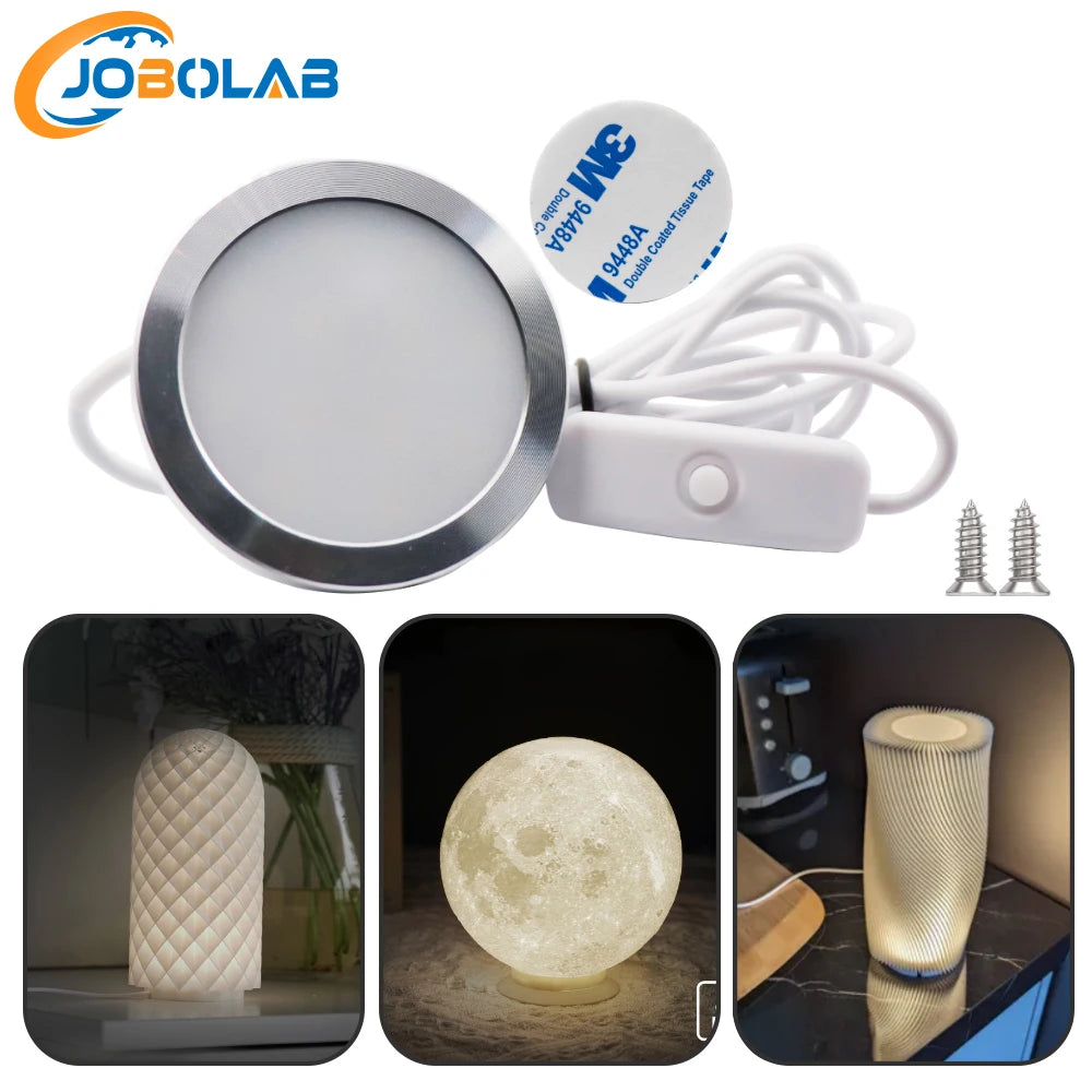 Bambu Lab 3D Printing DIY Creative Model Led Light Kit Led Lamp Light 3d Printer Parts Diy Model 3d Printers Accessories