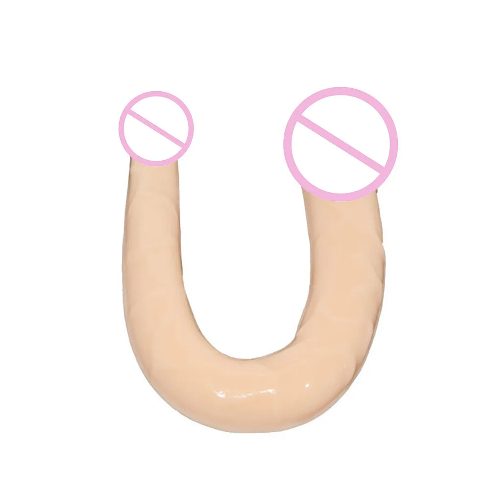Dildo Sex Toys For Woman Vagina and Anus Realistic Penis Masturbators For Women Two Double Headed Dildos Adult Sex Toy For Women