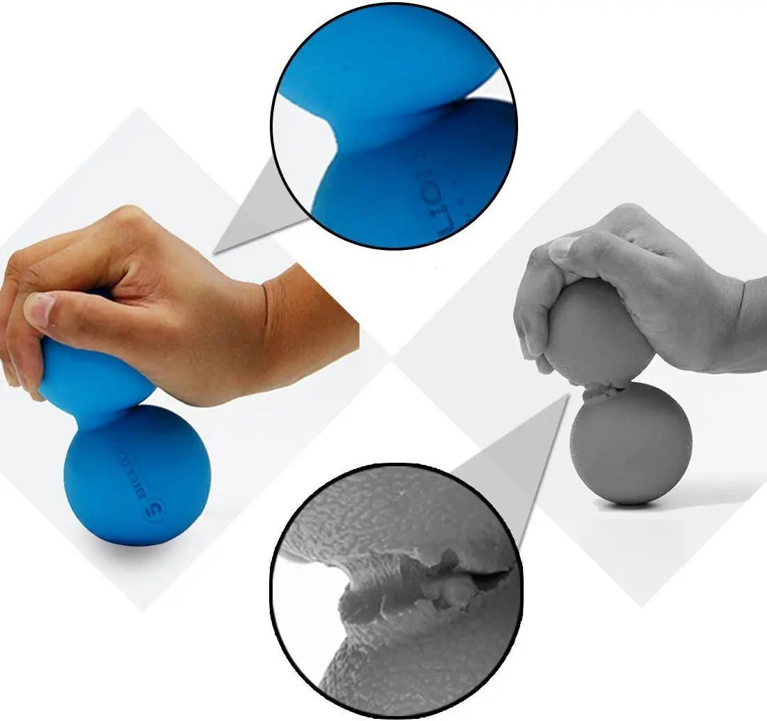 Peanut Massage Ball Double Lacrosse Massage Ball Mobility Balls Deep Tissue Massage Tool For Neck Leg Back Myofascial Releax