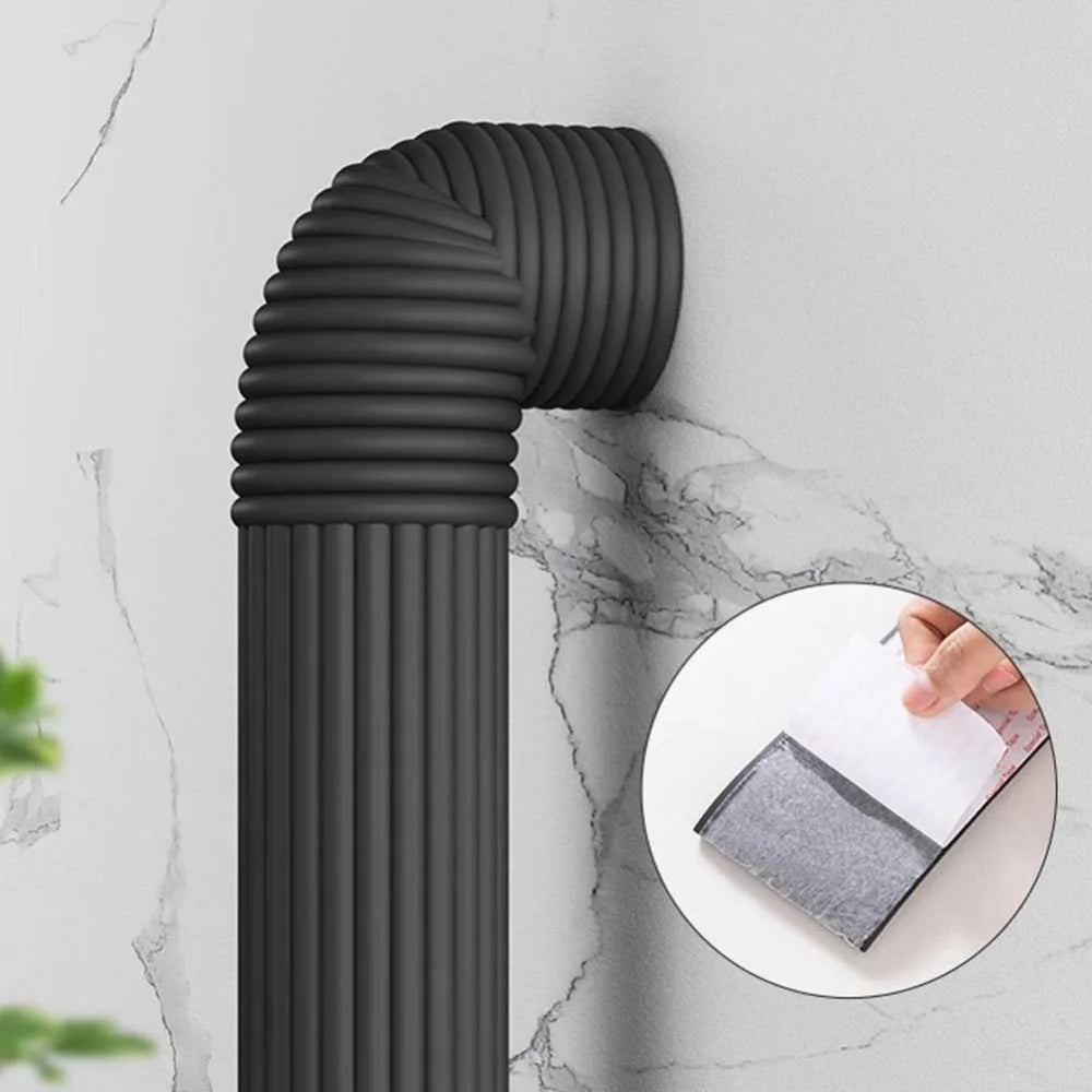 Water Pipe Self-adhesive Soundproof cotton Toilet Kitchen Sewer Pipeline Waterproof Mildew Sealing Strip Sound Proof Tape
