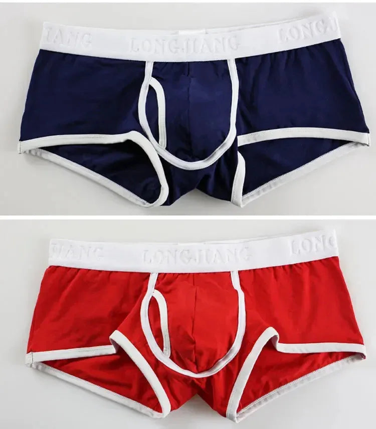 Mens Boxers Cotton Underwear Hot Male Underwear Breathable Underpants Men Sports Panties Shorts Comfortable Boxer