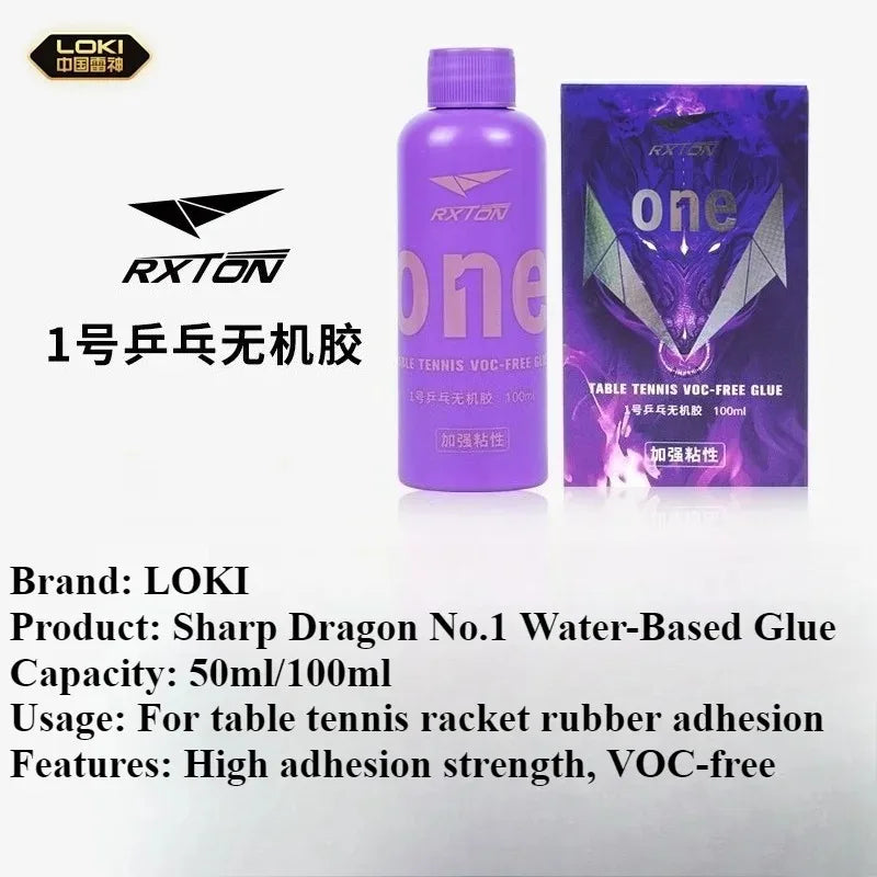 50/100ml LOKI Glue Professional Inorganic Glue Adhesive Table Tennis Racket Ping Pong Bat Paddle Rubber Adhesive High Adhesion