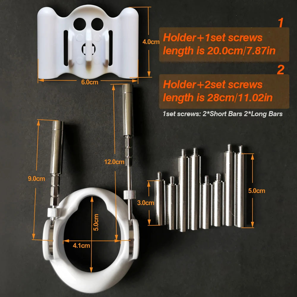 Male Physical Exerciser Accessorie for Penis Extender System Adjustable Stretch Trainer Hanger Replacement Belt Rod Silicon Tube