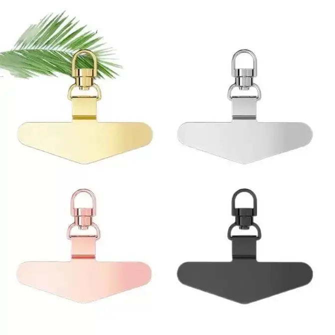 360° Rotation Metal Steel Phone Tether DYM Cell Phone Lanyard Patch Gasket Universal Cellphone Lanyard Safety Connecter Piece