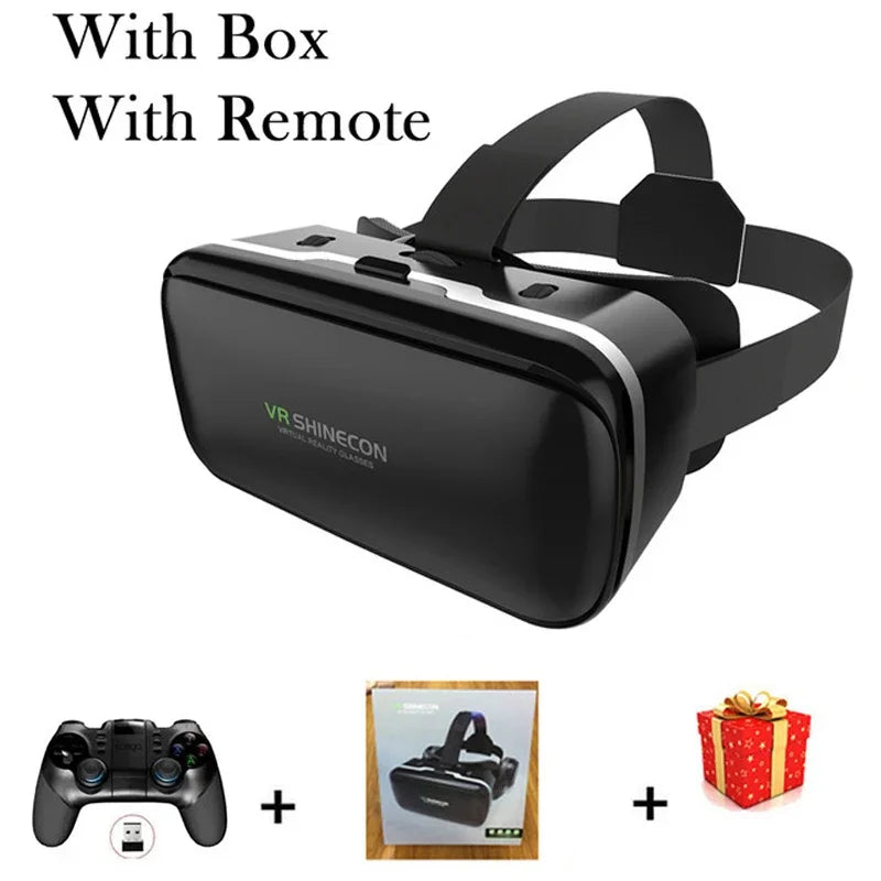 VR Shinecon 10.0 Helmet 3D Glasses Virtual Reality Casque For Smartphone Smart Phone Goggles Headset Viar Video Game Binoculars