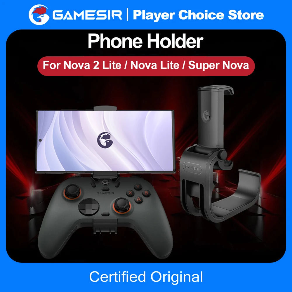 GameSir Gamepad Mobile Phone Clip Stand for Nova Lite Nova 2 Lite Super Nova Controle Foldable Design Fit Width 75-102mm
