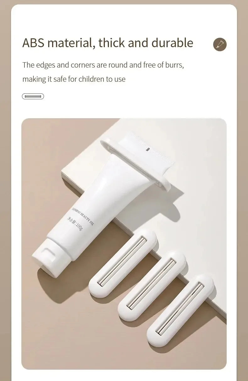 Toothpaste Squeezer, Toothpaste Clip, Facial Cleanser Hand Cream Squeezer, Household Manual Rolling Squeezer