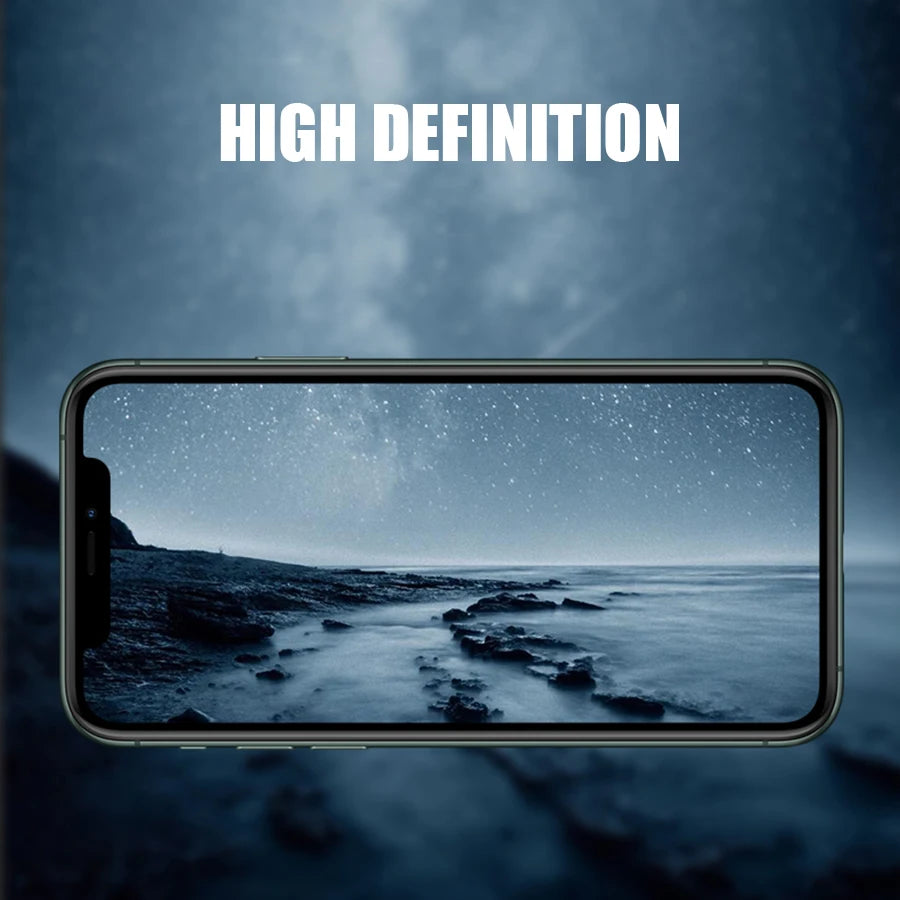 1-3Pcs 3D Screen Protector 5D Full Cover 9H Tempered Glass for iPhone X XR XS 11 12 13 mini 14 15 Pro Max 6 6s 7 8 Plus SE 2020