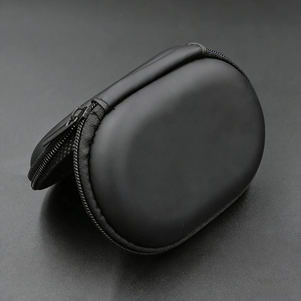 Earphone Storage Bag Square Headset Box Indoor Outdoor Travelling Earphones Storaging Case Accessories with Zipper