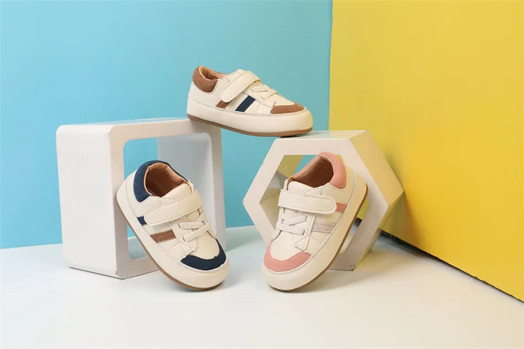 DIMI Spring/Autumn Baby Toddler Shoes Soft Breathable Microfiber Leather Infant Sneakers 0-3 Year Flat Walker Shoes