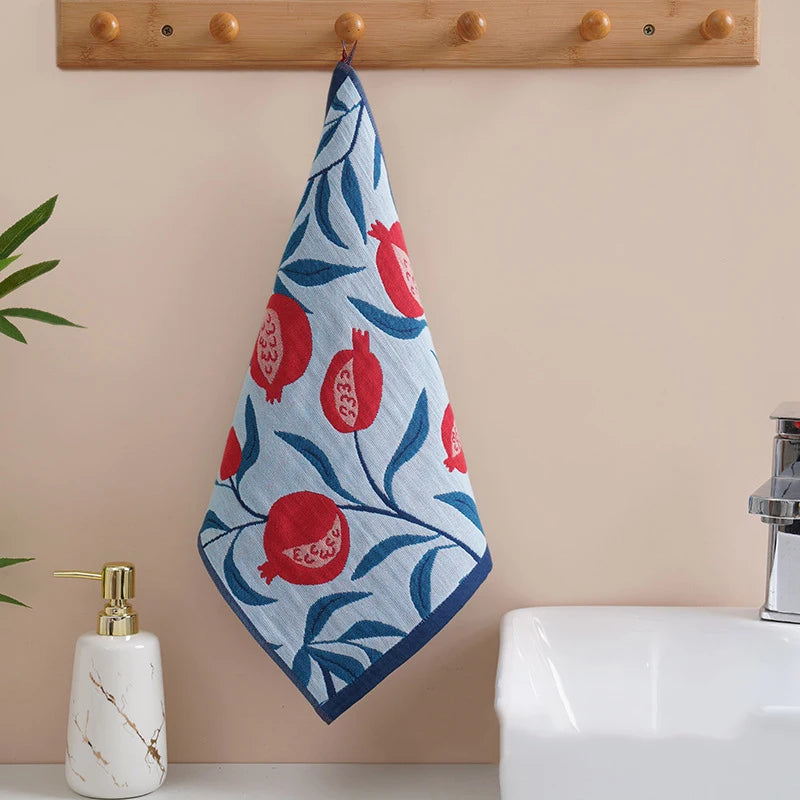 34x40cm Large Hand Towel Kitchen Towel 4Layer Cotton Gauze Pure Cotton Dish Cloth Quick Dry Decorative Tea Towel Home Restaurant