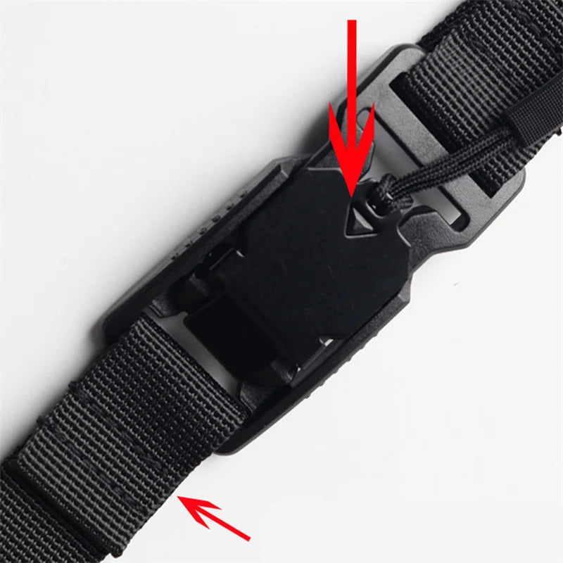Backpack Magnetic Chest Pack Detachable Strap Adjustable Shoulder Strap Outdoor Camping Tactical Bag Strap Accessories