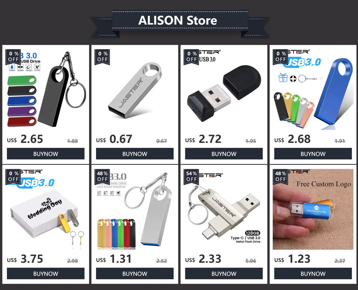 Pen Drive 32GB 64GB 128GB High Speed USB2.0 for PC Mobile Mini Pen Drive 16GB 32GB USB Flash Drive 64GB 8GB 4GB
