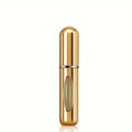1/4 Unid. Atomizador de perfume de 5 ml, recipiente portátil para líquidos, cosméticos, viagem, mini frasco de alumínio vazio recarregável
