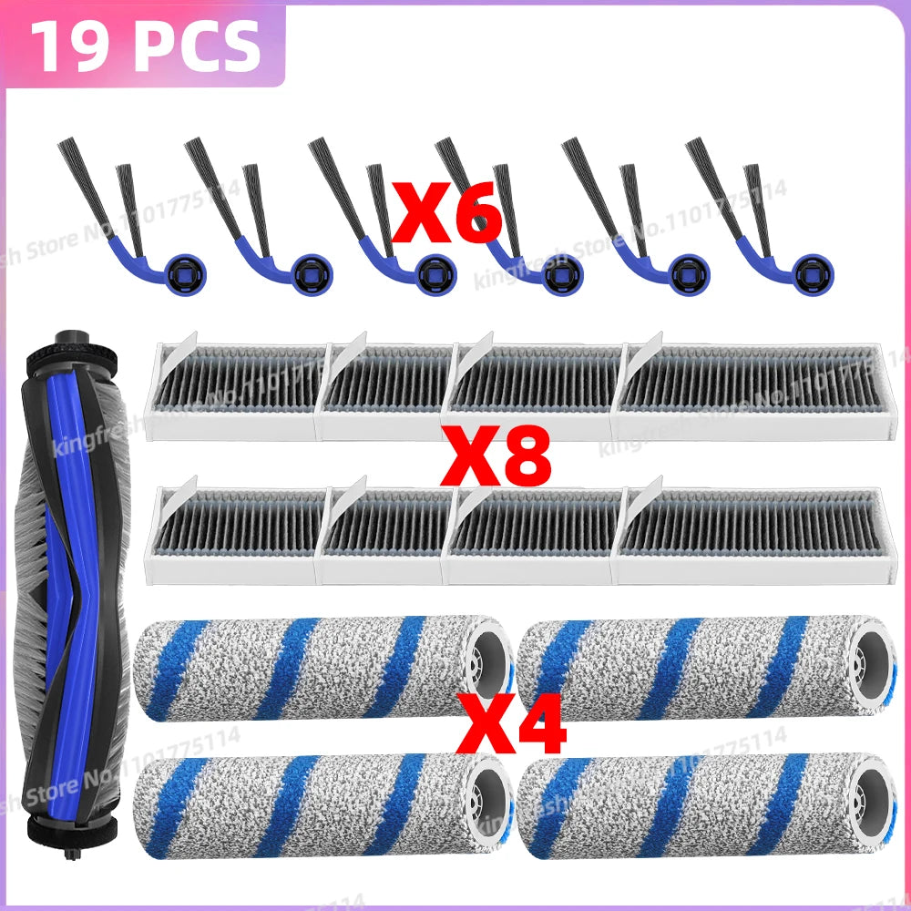 Fit For ECOVACS X11 OMNICYCLONE/ X11 PRO OMNI, Yeedi S20 Infinity Parts Main Roller Side Brush Filter Roller Mop Dust Bag
