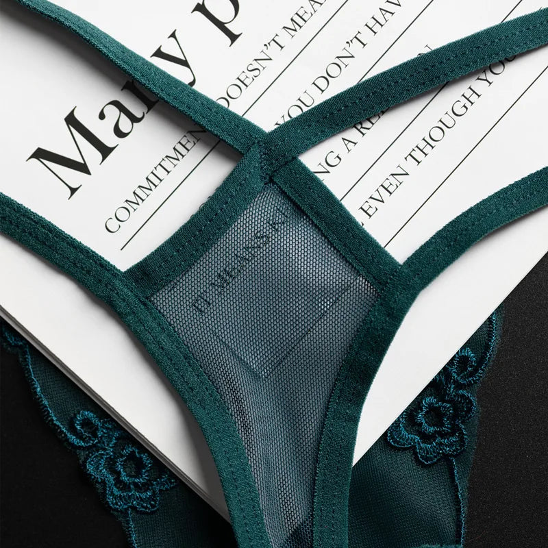 Women's Underwear Sexy Lace Breathable Lingerie Panties Thongs for Woman Female Briefs Panty Transparent Plus Size Underpants