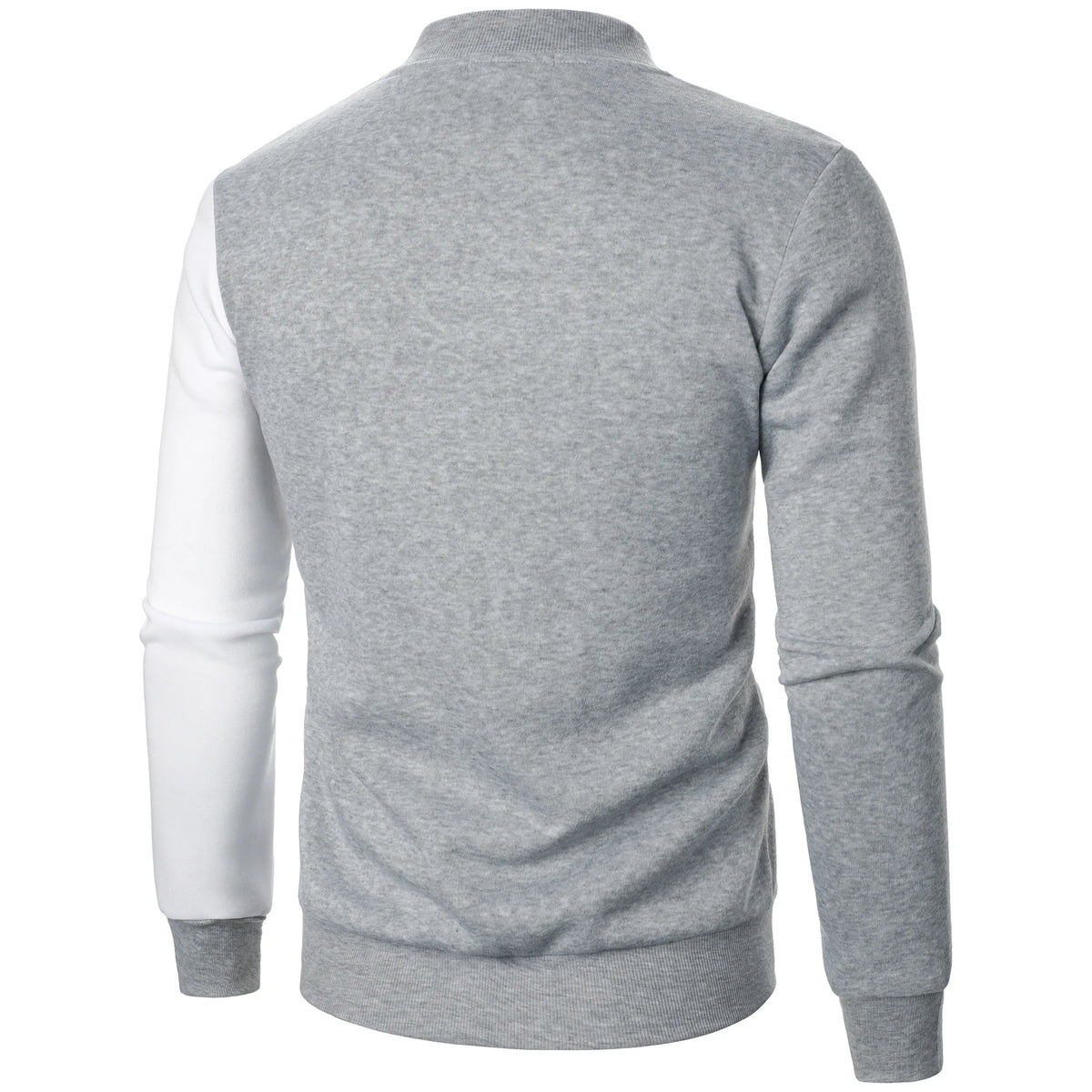 Blazer de ginásio casual de manga comprida com fecho para primavera/outono