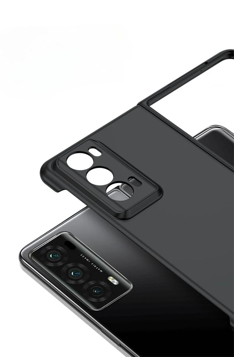 PC Hard Shell Phone Case For Honor Magic V2 Solid Color Protective Cover