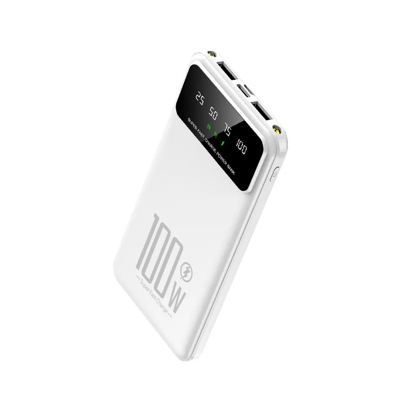 100W 20000mAh Power Bank Super Fast Charging Battery High Capacity Digital Display PowerBank