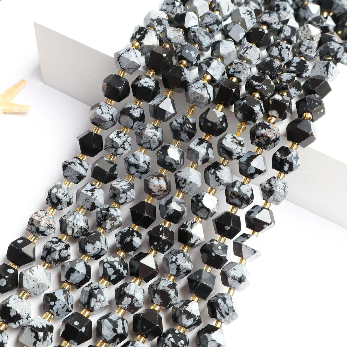 New 10MM Faceted Natural Stone Amazonite Tiger Eye Crystal Octagonal Beads DIY Jewelry Making Bracelet Necklace Wholesale