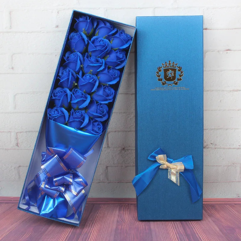 New Valentine's Day Gifts 7 Rose Artificial Flowers Wedding Decoration Mother's Day Gifts Home Decor Birthday Gifts 2023 Navidad