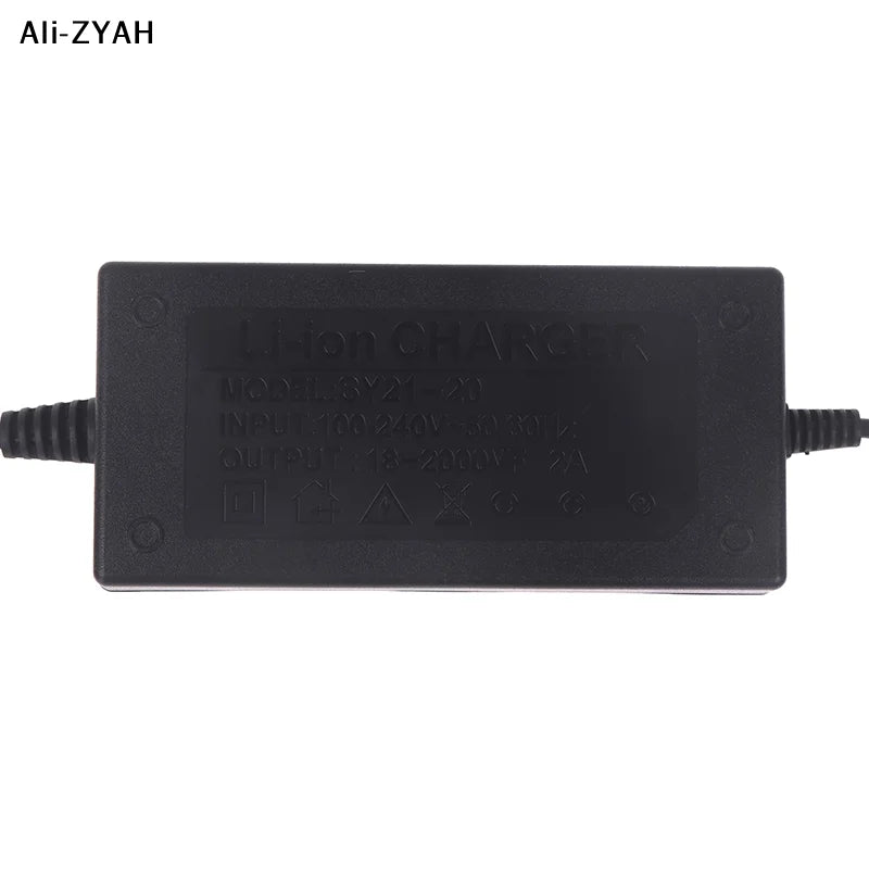 Charger For Lithium Ion 21V 2A Adapter Round Hole Universal Electric Wrench Angle Grinder Electric Saw Lithium Battery Charger