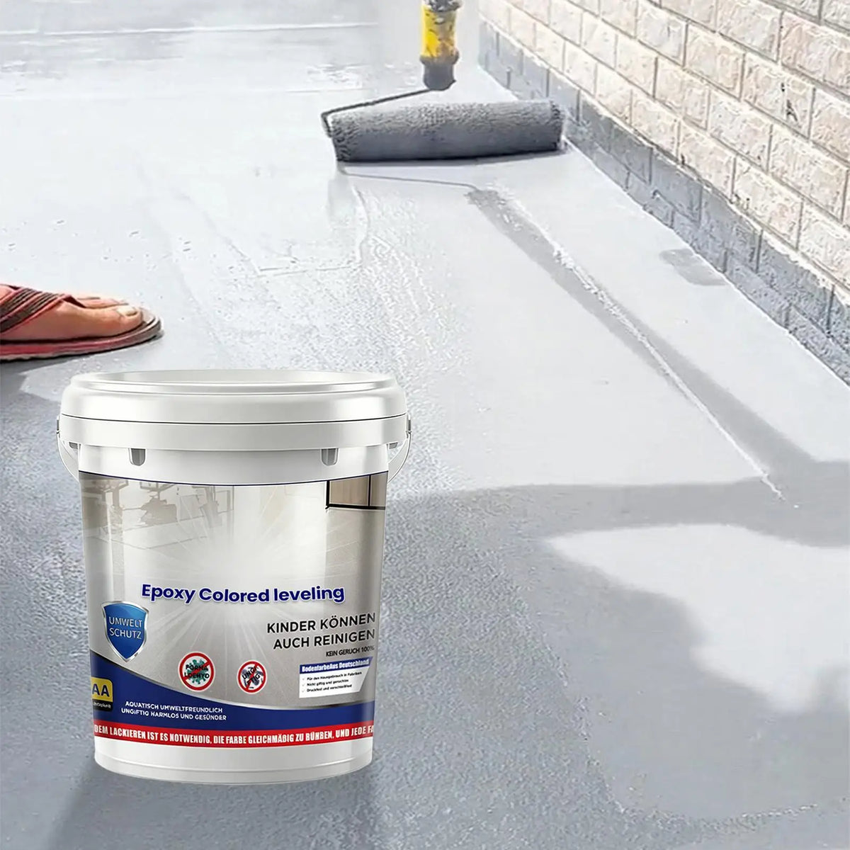 Epoxy Colored Sand Self Leveling Floor Paint Quick Drying Marble Cement Paint Durable Long-lasting Protection Wear Resistance