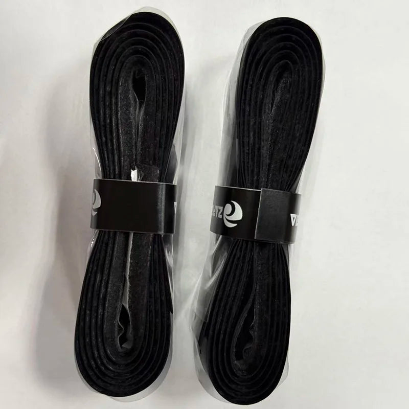 ZARSIA Perforated PU Leather Sweatband Tennis Badminton Racket Overgrip Wear-resistant Non-slip 2PCS