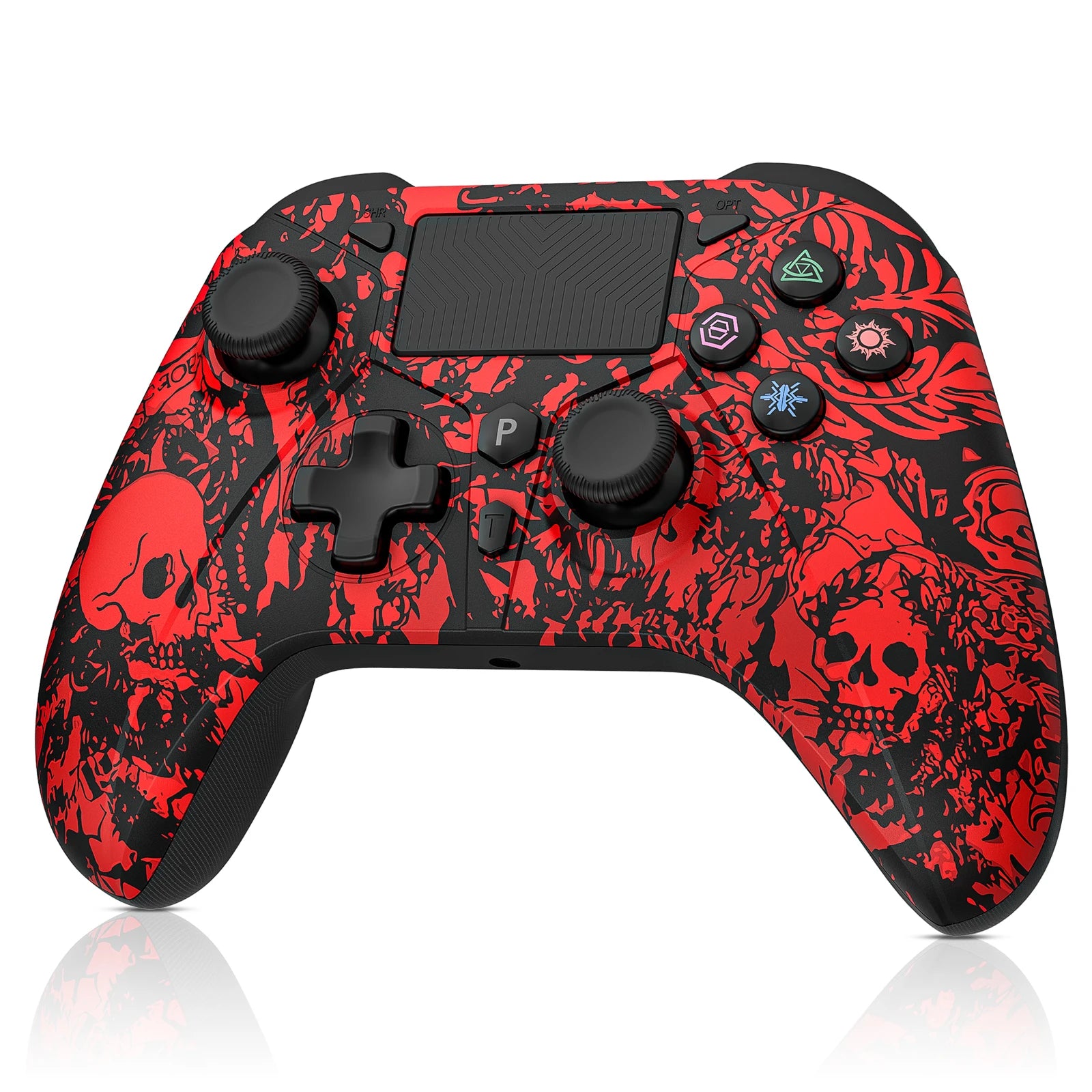 For PS4 Wireless Controller for PlayStation 4/3 Joystick Console for PS4/3 PC Android Support Bluetooth Six-Axis Dual Vibration