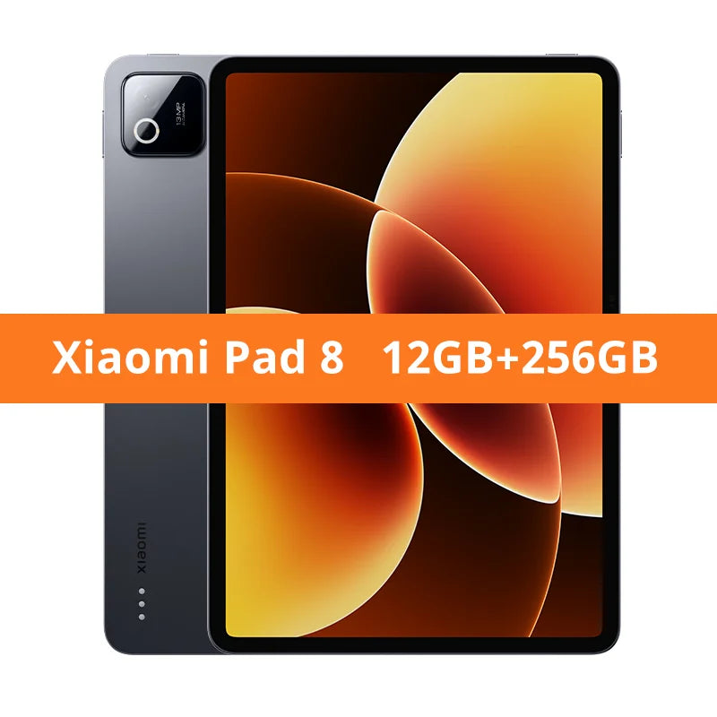 Xiaomi Pad 8 11.2-inch Global Version,Xiaomi HyperOS 3,Snapdragon®8s 4th Generation Chip,9200mAh Battery, 3.2K clear display