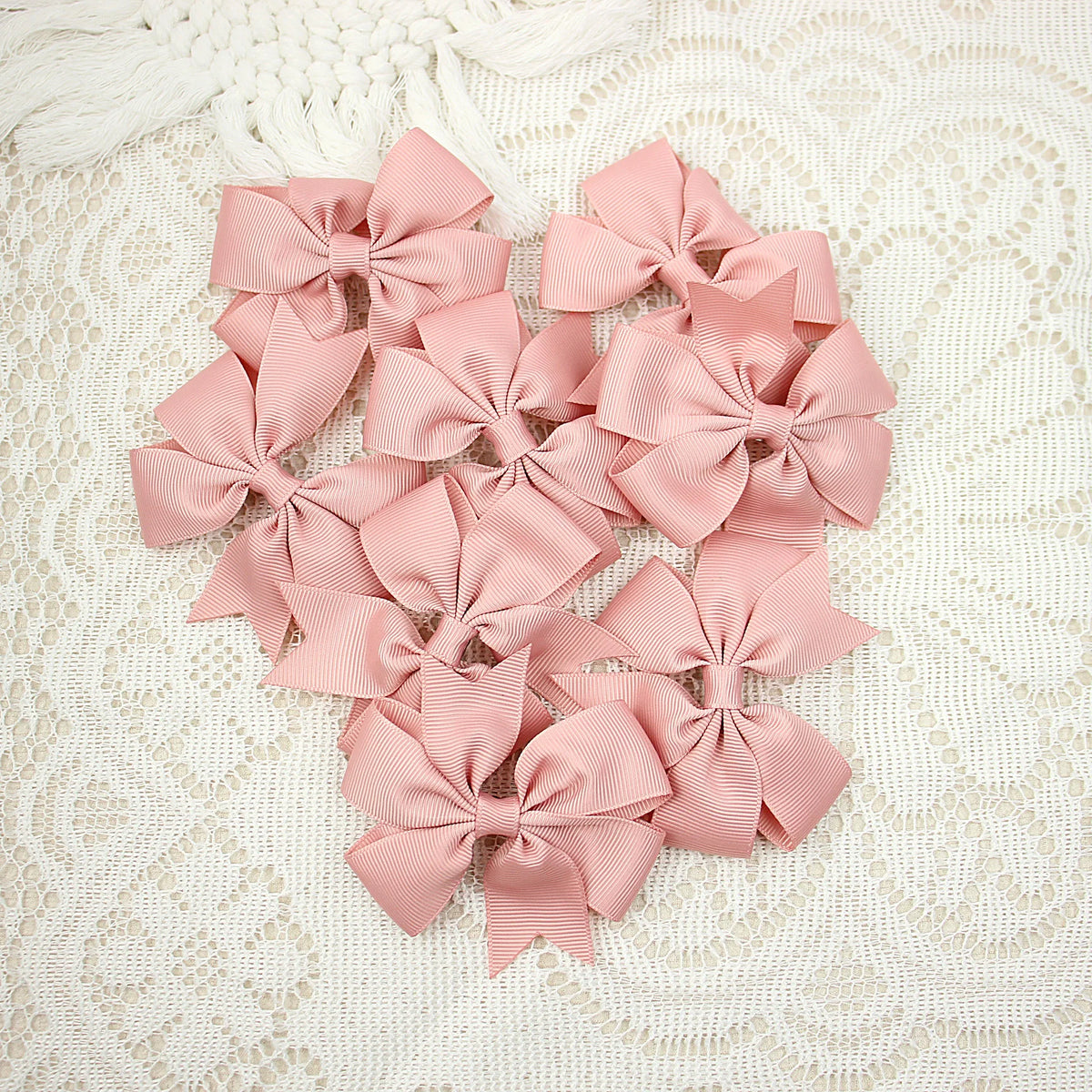 10pcs Ribbon Bow Hair Clip for Girls Hair Accessories Winnower Children Alligator Clip Kids Hairbow Hairpin Grosgrain Barrettes