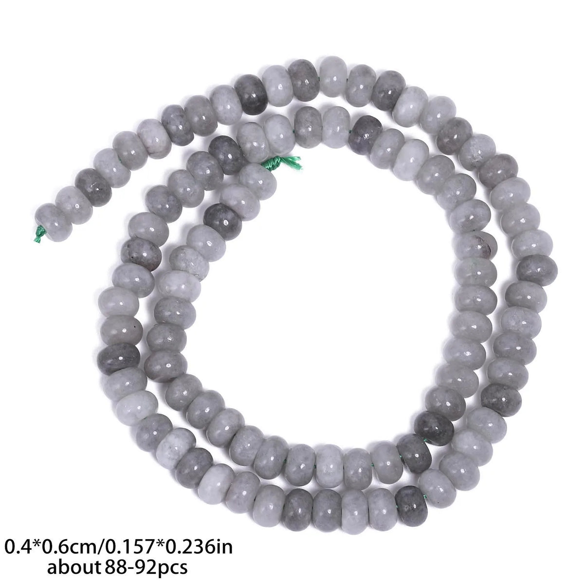 4x6mm Abacus Shape Jade Stone Beads Multicolor Mixed Spacer Beads for Jewelry Making Handmade DIY Bracelet Necklace Pendant