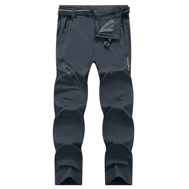 Four Sided Elastic Quick Drying Pants for Men's Mountaineering Outdoor Pants, Light and Thin for Women's Summer Elastic Breathab