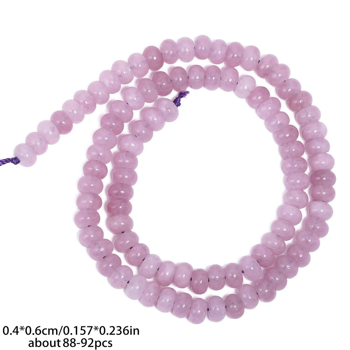 4x6mm Abacus Shape Jade Stone Beads Multicolor Mixed Spacer Beads for Jewelry Making Handmade DIY Bracelet Necklace Pendant