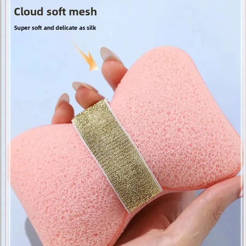Soap Saver Bag Bath Sponge Shower Loofah Exfoliating Body Scrubber for Women Bath Ball Foaming Net for Skin Cleaning