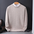 Hot Sale Cashmere Men's Sweater O-Neck Knitted Jumpers Long Sleeve Male Pullover  Soft Warm Woolen Fashion Clothing Big Size