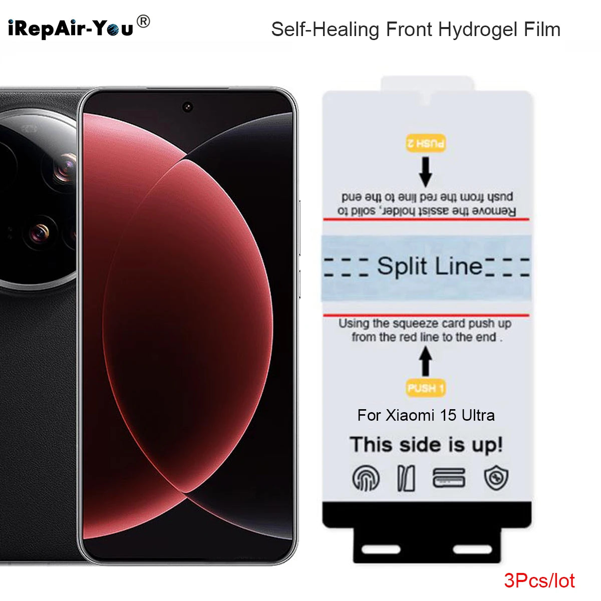 3Pcs HD TPU Screen Protector for Xiaomi 17 Ultra 15 14 Ultra Mi 15 15T 14T Pro Self-Healing Front Hydrogel Film Case Friendly