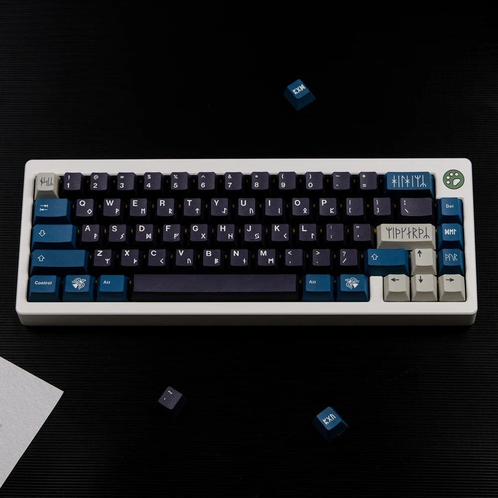 129 Keys GMK Norse Keycaps Cherry Profile PBT Dye Sublimation Keycap For MX Switch Mechanical Keyboard GK61 64 68 75 87 980